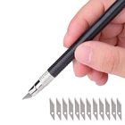 Нож для резьбы по дереву, 13 шт.лот, металлическая ручка