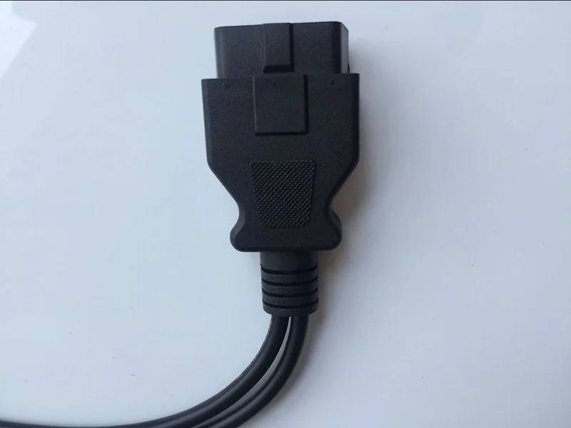 OBD 2 сплиттер II кабель 16 Pin Кабель адаптер штекер к двойному гнезду OBD2