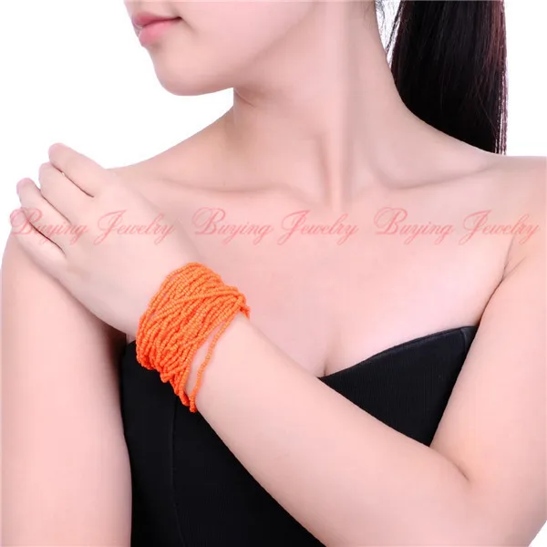 Регулируемые летние брендовые дизайнерские цветные бусы ручной работы