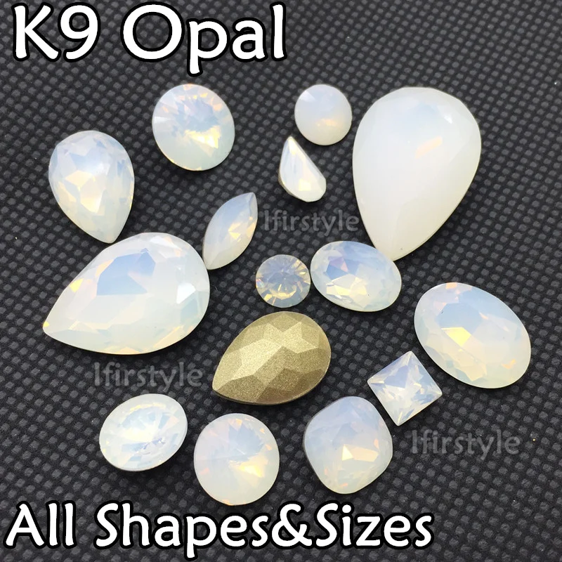 Высокое качество K9 стекло опал кристалл причудливый Камень Белоснежка Цвет