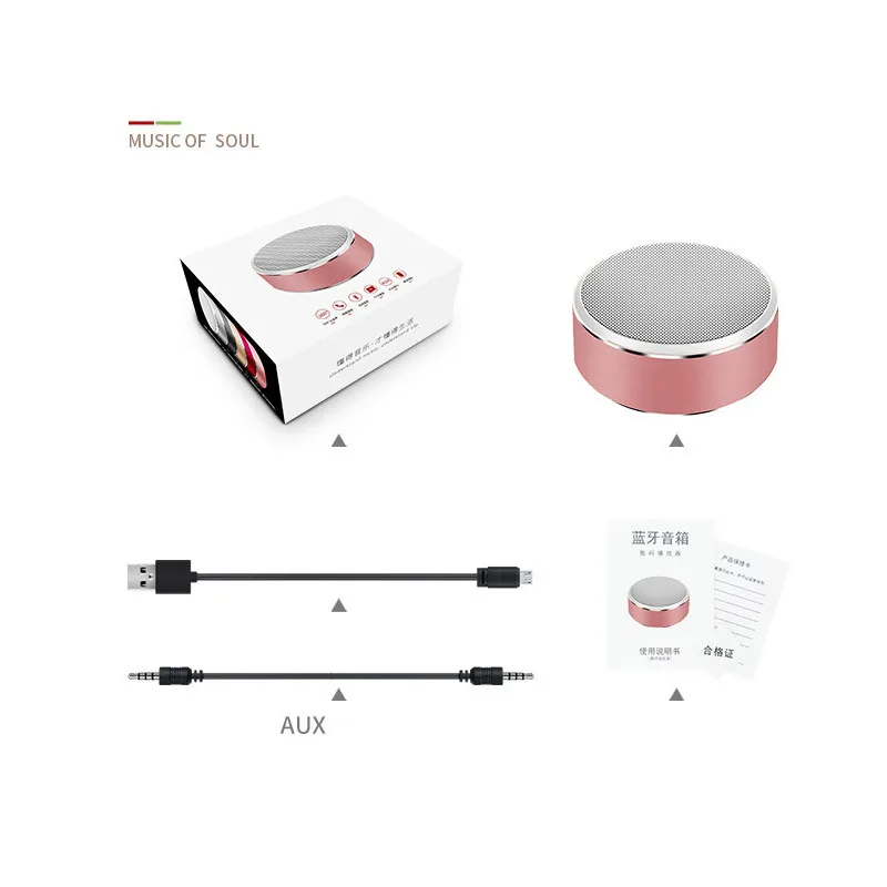 Громкой связи MP3 супер мини беспроводной портативный Bluetooth динамик поддержка SD