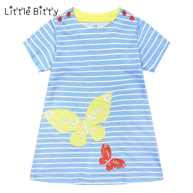 Little Bitty 2019 платье для маленьких девочек летние платья принцессы Детская одежда