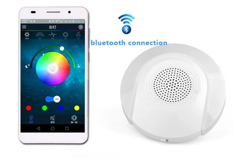 ILight мини Портативный smart bluetooth Беспроводной светодиодный Динамик лампа для iphone