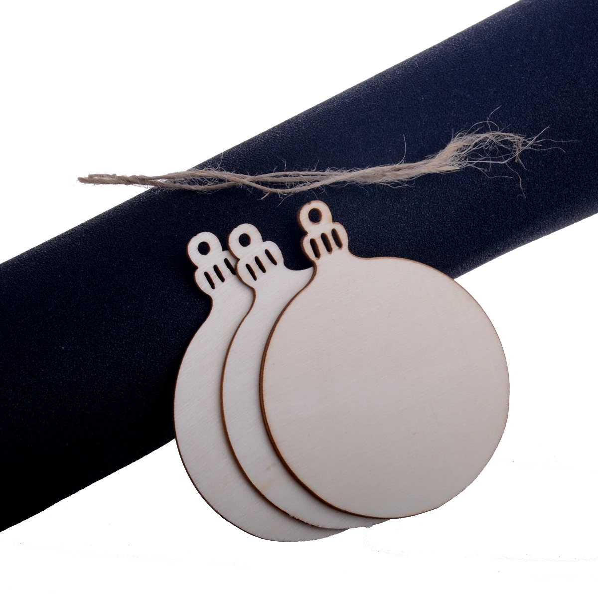 Пустой деревянный шар елка в форме безделушки рождественские подарки вечерние