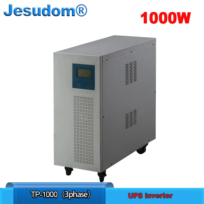 48VDC до 400VAC 1KW трехфазный выход и вход чистый синусоидальный инвертор с зарядным