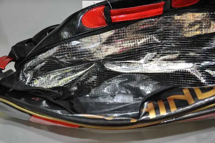 Li-Ning Китайская национальная команда бадминтон ракетка сумка ABJJ054 ABJJ058 подкладка 6/9 ракетка сумка для мужчин и женщин спортивный рюкзак L540OLC