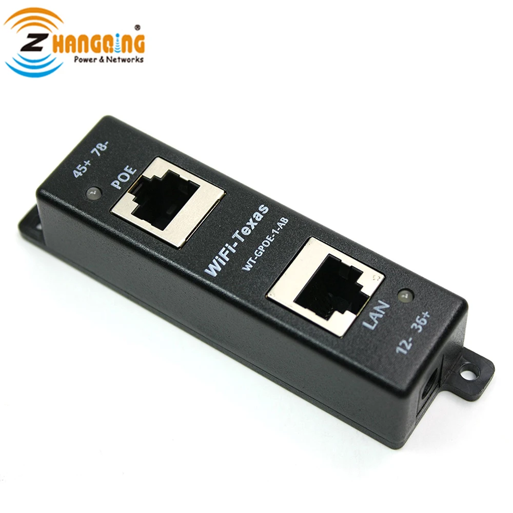 Один Порты и разъёмы Gigabit Passive PoE + инжектора/сплиттер. Ethernet может быть 30 Вт 60