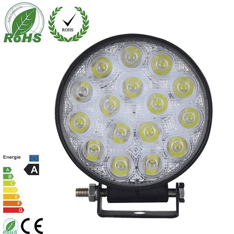 

Round/Square Led 48W LED Work Light Waterproof Off Road Boat Truck Tractor LED Driving Light Flood Beam Spotlight Car Headlight