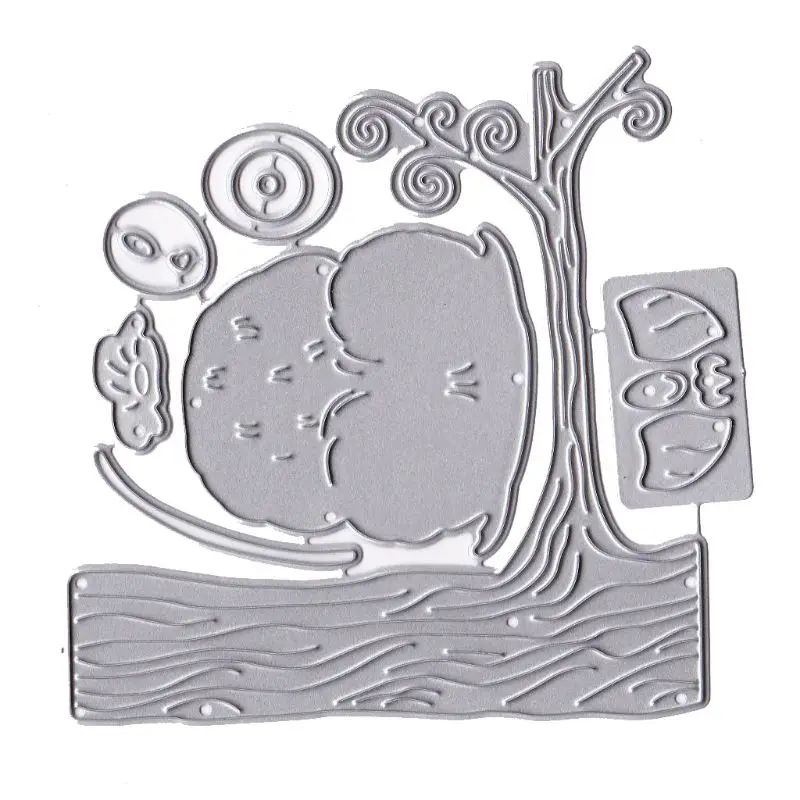 Сова металлические режущие штампы трафарет для скрапбукинга &quotсделай сам&quot