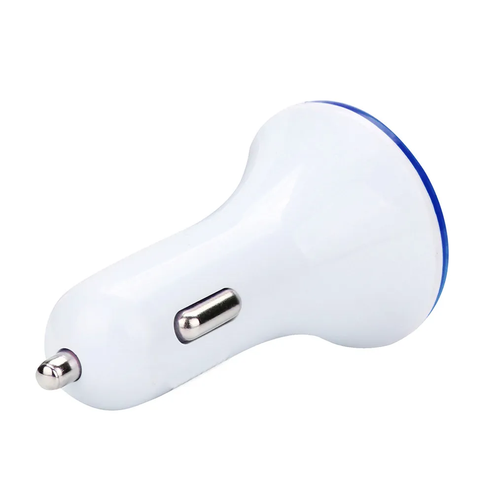 3 порта автомобильное зарядное устройство 3.1A LED USB адаптер гнездо быстрое Дата