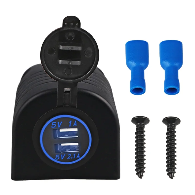 Автомобильное зарядное устройство FISHBERG с двумя USB портами 4 2 а/3 1 а 12 В|usb charger socket|usb