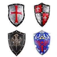 cosplay 11 pu crusader knight shield costume props medieval dragon warrior game soldier weapon halloween party adult kids gift