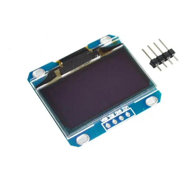 Синий 1 8-дюймовый OLED-дисплей 3 ЖК-экран IIC для Arduino | Электронные компоненты и