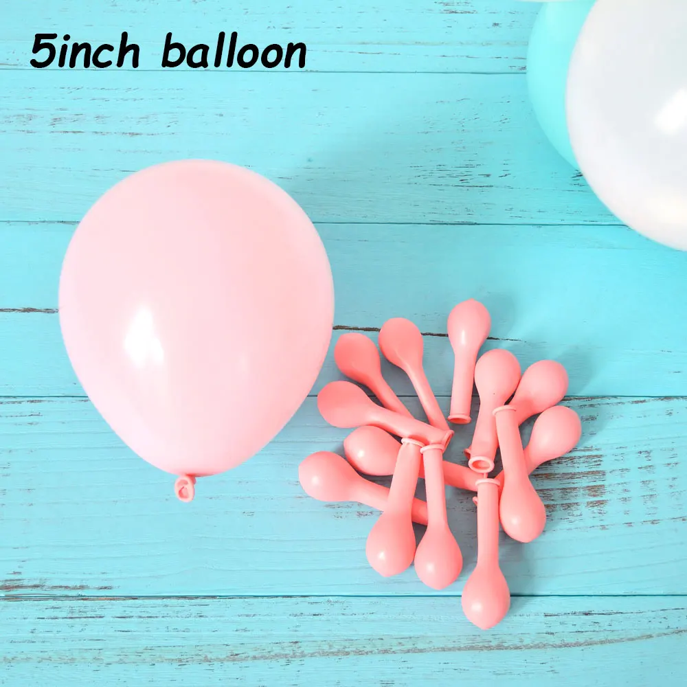 5inch Bpink Воздушные латексные воздушные шары, украшения для дня рождения, Детские воздушные шары, мини-Воздушные шары, вечерние, 50 лет - Цвет: 5inch Bpink