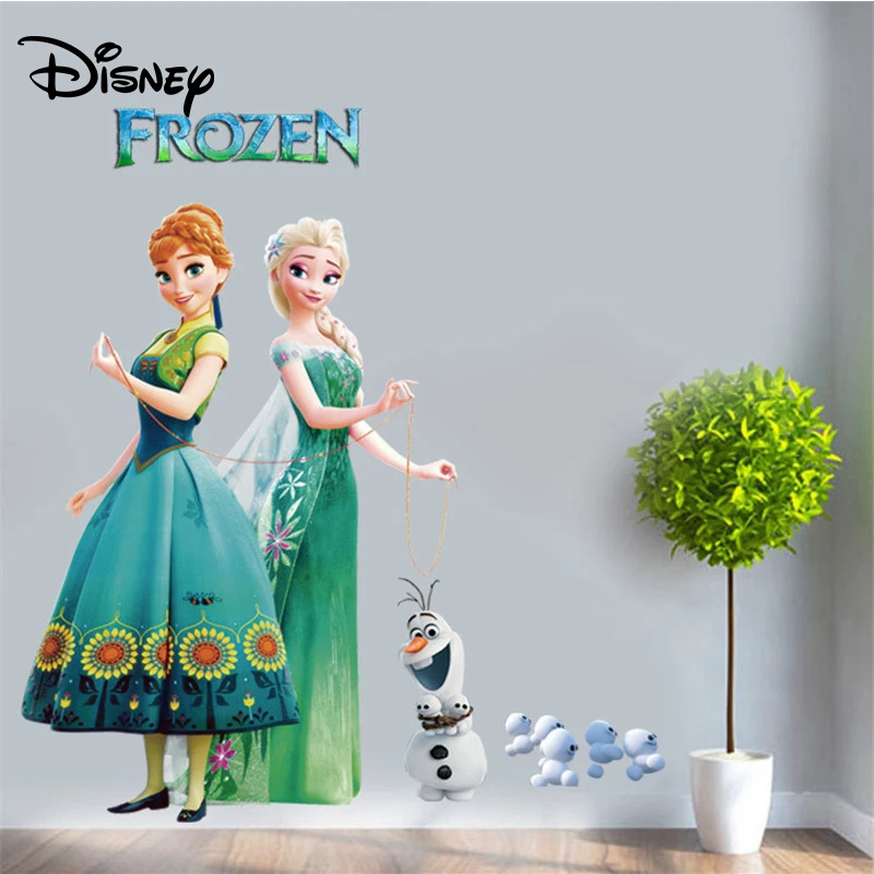 Disney замороженные новые продукты наклейка для детской комнаты украшение стены