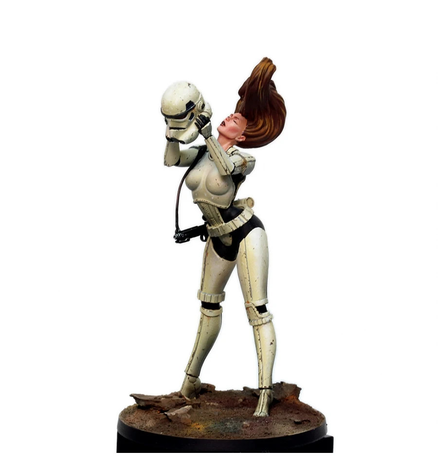 1:24 75 мм набор для рисунков из смолы нераскрашенные неокрашенные G185 (без