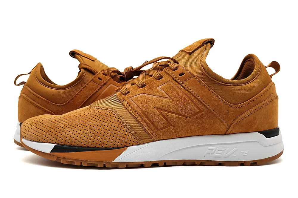 New Balance Nb247 мужские воздухопроницаемые кроссовки для бега бадминтон обувь коричневый новое поступление