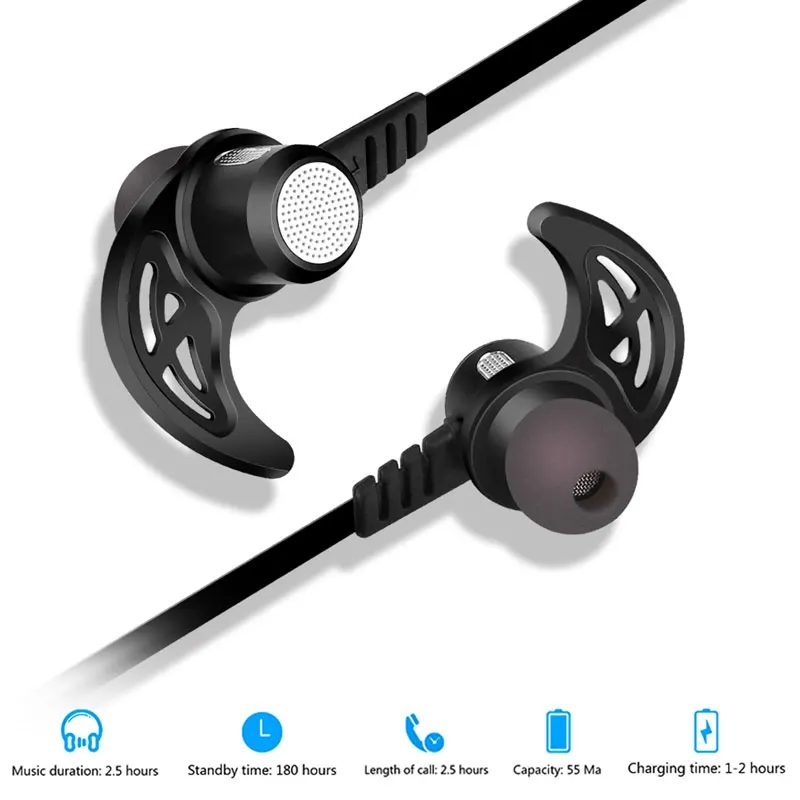 Bluetooth 4 1 Беспроводной гарнитура Водонепроницаемый наушники для занятий спортом