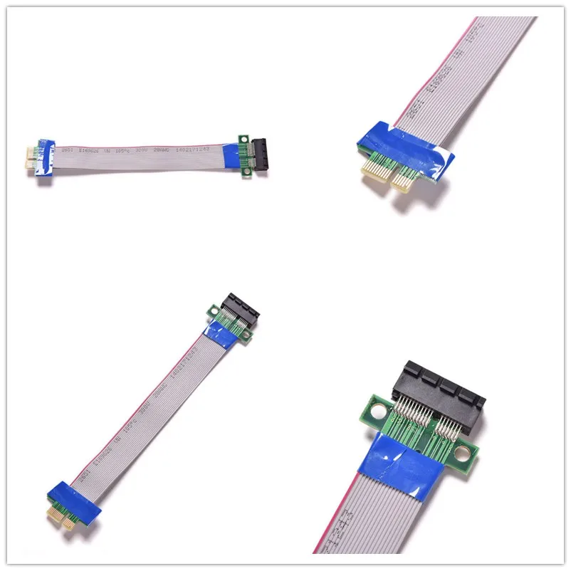 1 шт. гибкий кабель PCI Express для переопределения местоположения E 1X к 1x разъему