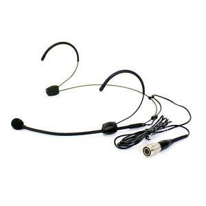 4 Pin Hirose Headset Microphone System For Audio Technica Wireless Bodypack Transmitter ATW 3000b 2000b T210a T1001 RU13 AT831CW