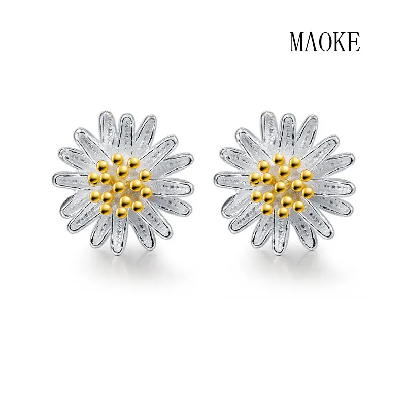 Серьги-гвоздики женские из серебра 925 пробы в Корейском стиле | Украшения и