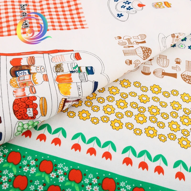 Haisen кухонная серия хлопчатобумажная льняная ткань для квилтинга шитья дивана