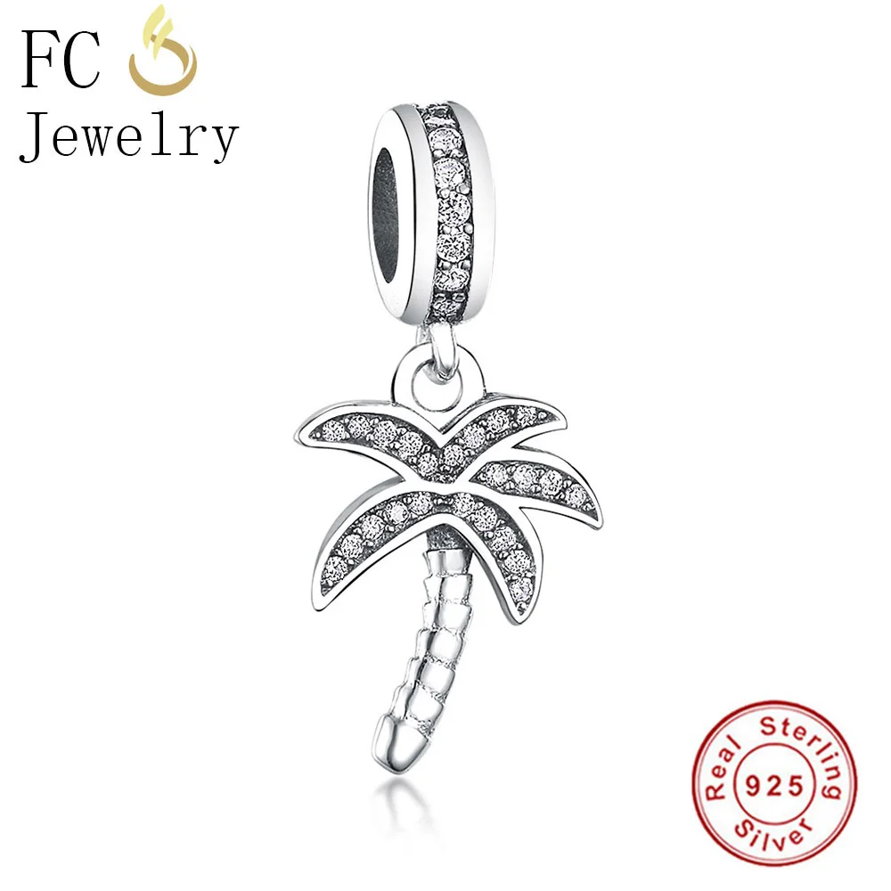 FCJ0507 FC ювелирные изделия подходят к оригиналу Pandora талисманы браслет Аутентичные 925 серебро Париж Эйфелева башня кулон Висячие бусины Berloque DIY подарок - Цвет: FCJ0507