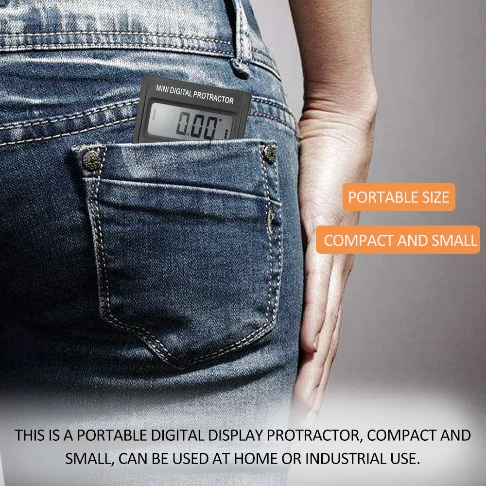 Многофункциональный Мини Цифровой Инклинометр уровень электронный транспортир
