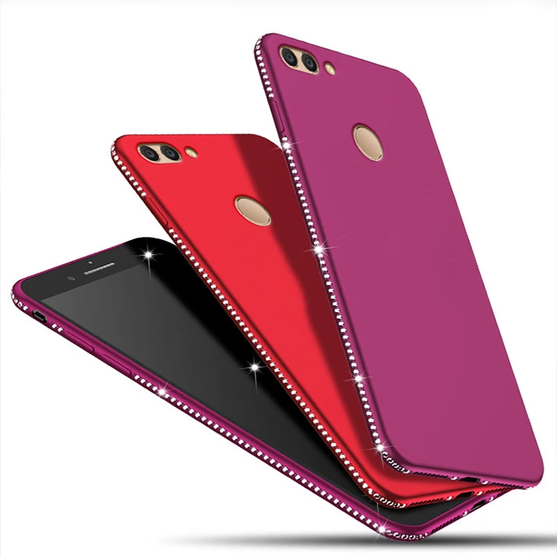 Роскошный Блестящий Мягкий чехол из ТПУ с бриллиантами для Huawei P20 Lite Pro P Smart P8 P9 Honor