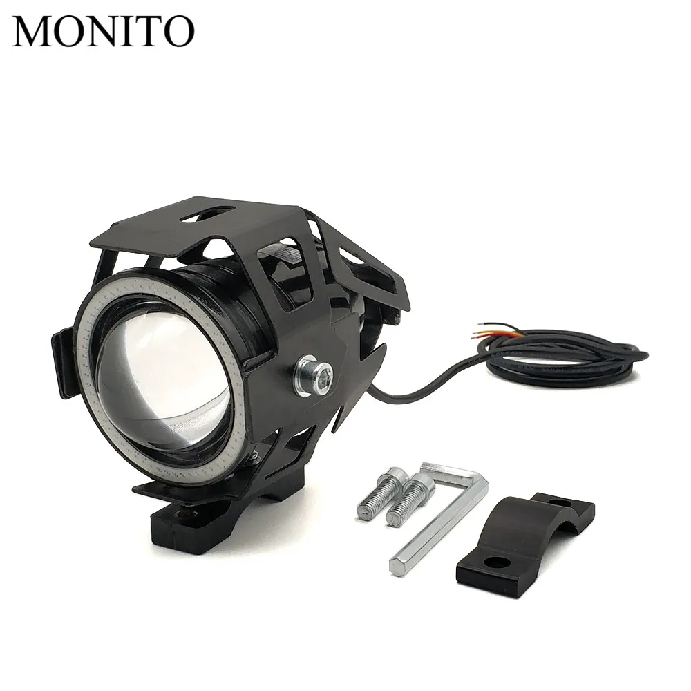 U7 водить мотоцикл головной светильник ангельские глазки для вождения автомобиля