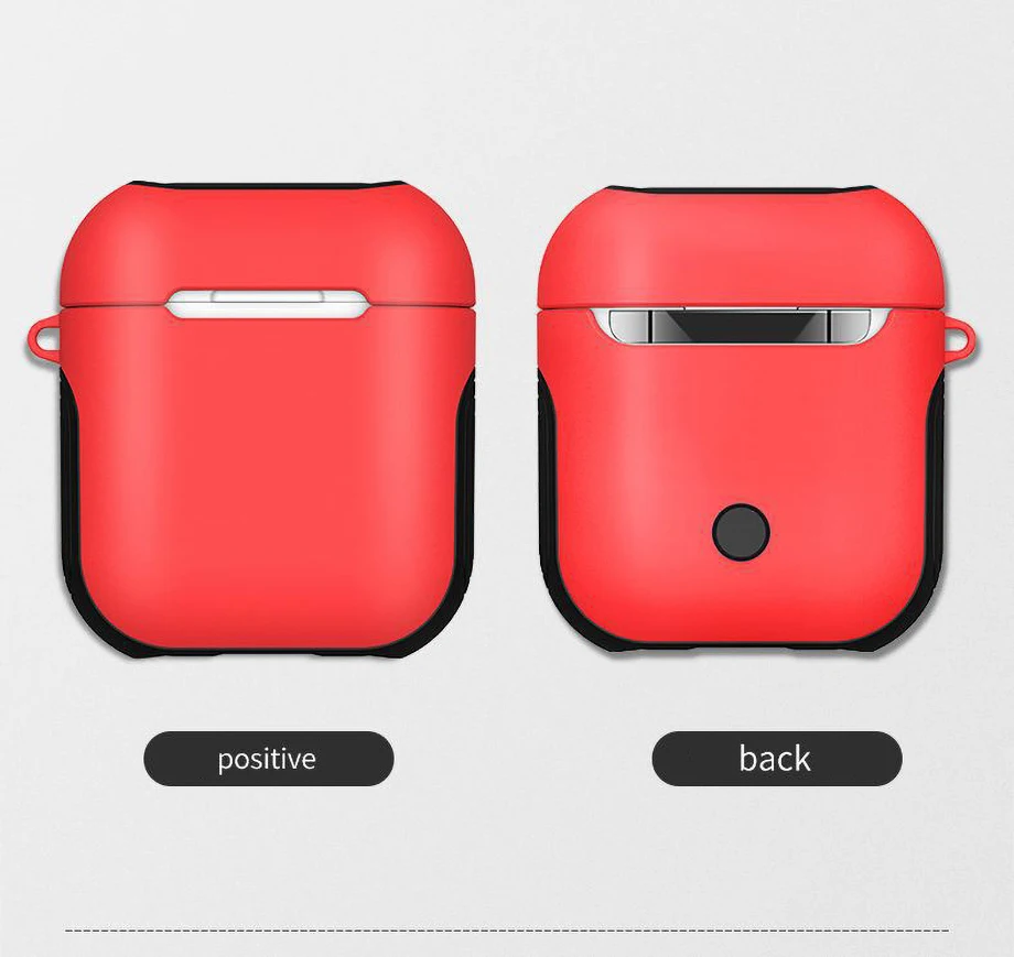Rovtop чехол для наушников Apple AirPods истинных беспроводных bluetooth Air Pods Защитный AirPod