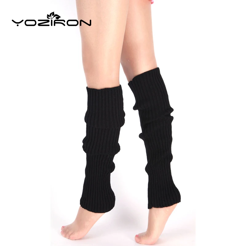 Yozeiron/Классические повседневные женские леггинсы однотонные вязаные гетры на