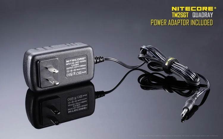 Topsale NITECORE крошечный Монстр TM26GT 704 м дальность луча 3500лм OLED дисплей охотничий фонарь фонарик 18650 батарея
