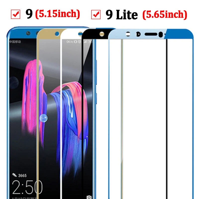 Для Honor 9 легкое стекло для Huawei Honer Lite Защитная пленка экрана Huaweii закаленное