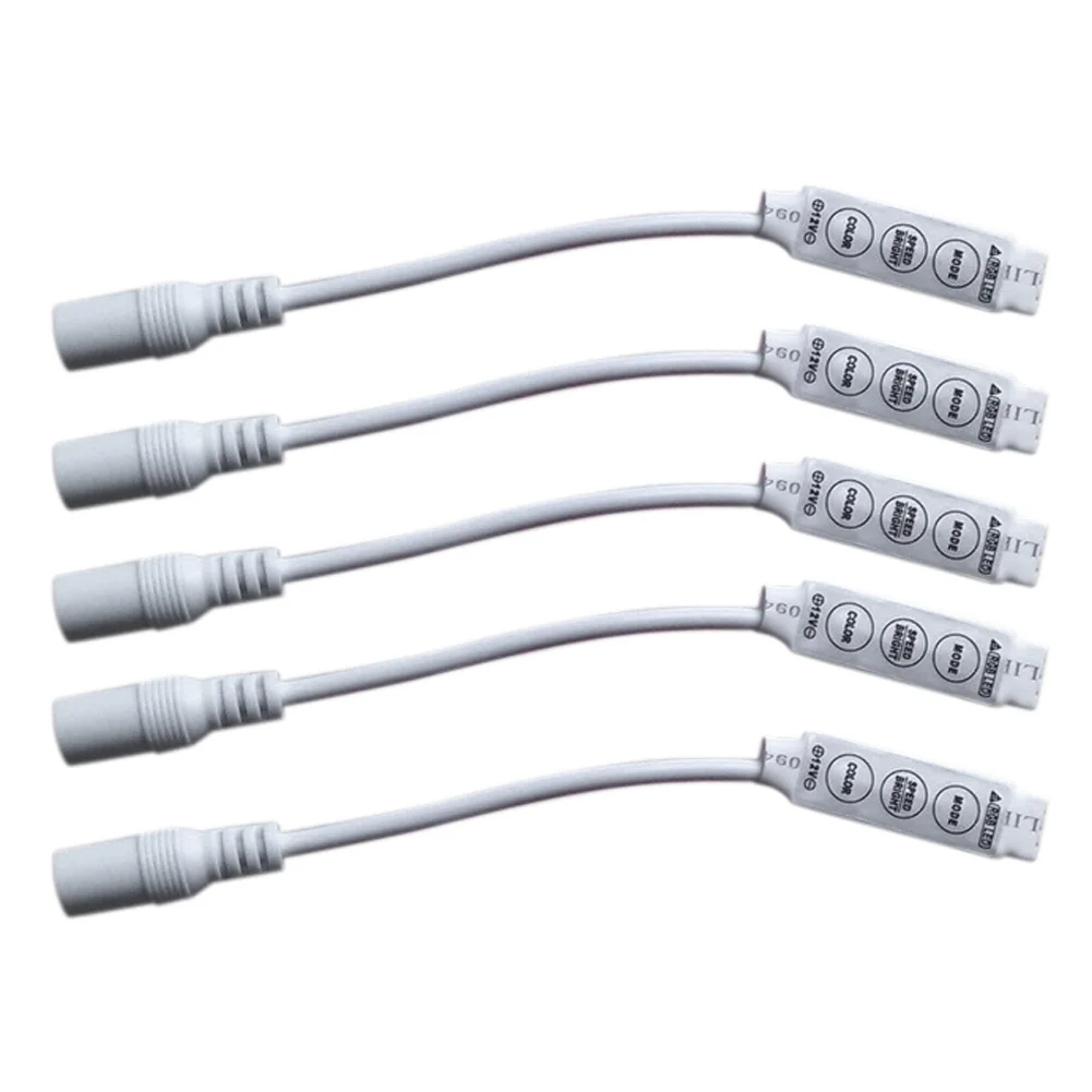 5PCS12V мини RGB светодиодный 5050 3528SMD регулятор линейного светильника с блоком