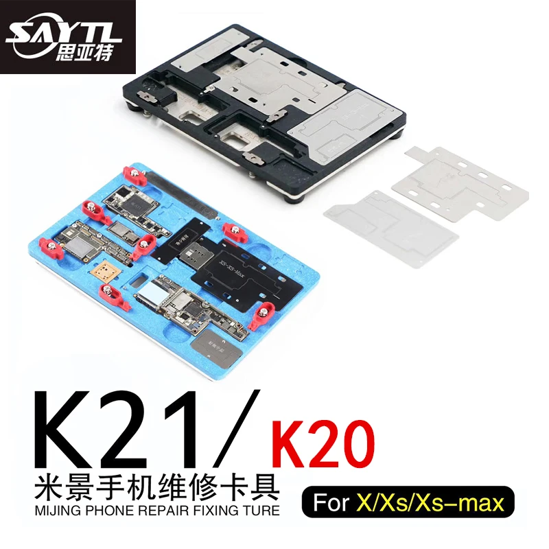

MJ Mobile Phone Motherboard Fixture PCIE NAND CPU for Iphone 6g 6s 6sp 6p 7g 7 puls 8 8p X XS XSMAX Fingerprint Repair Platform