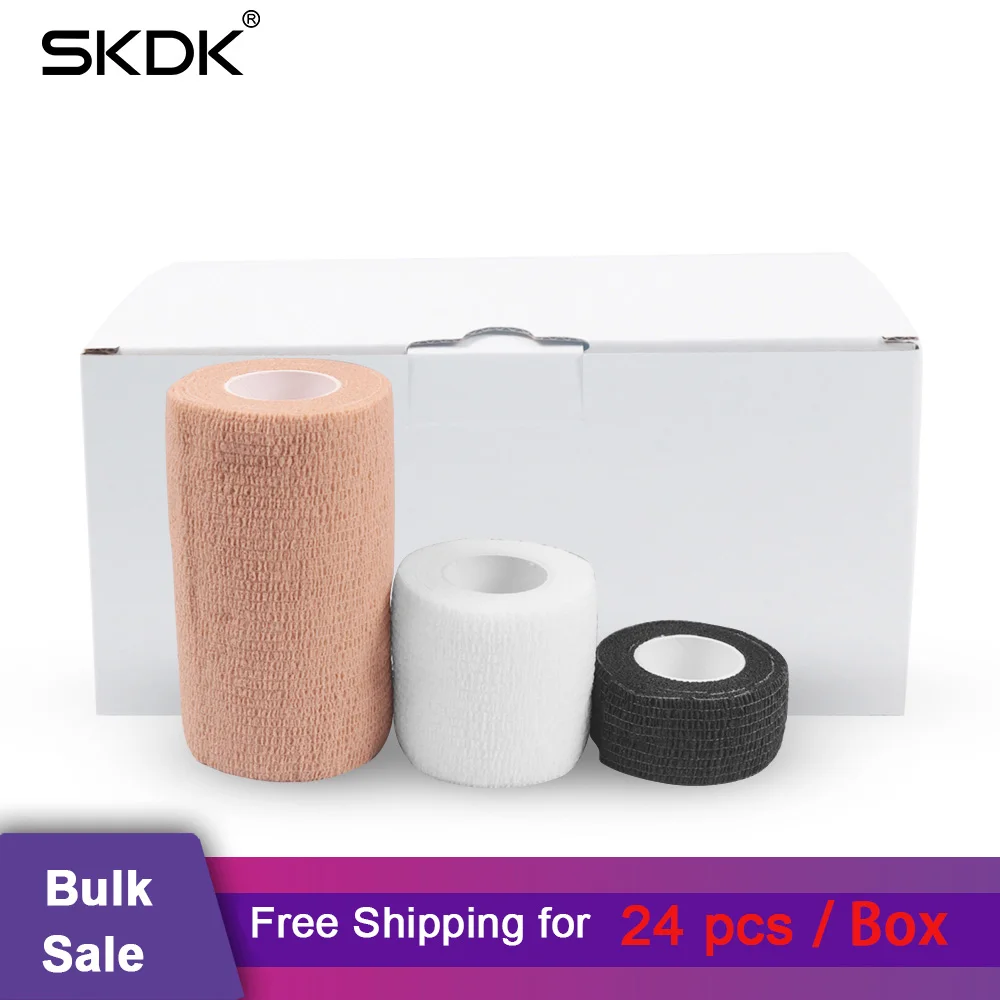 SKDK 5 шт. спортивная лента Нетканые х/б самостоятельно прилипшие сплоченной бинты