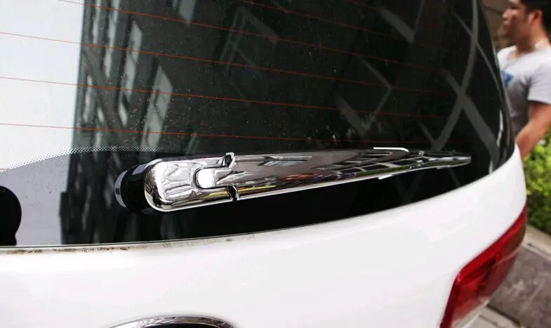 Для KIA SORENTO L 2015 2016 2017 ABS Хромированная Форсунка щетки стеклоочистителя заднего
