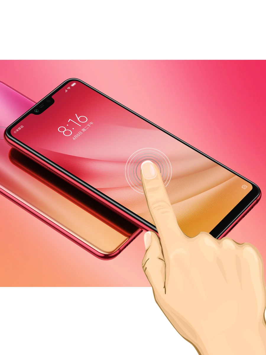 Защитные пленки с полным покрытием экрана для Xiaomi Mi 8 Lite устойчивая к царапинам