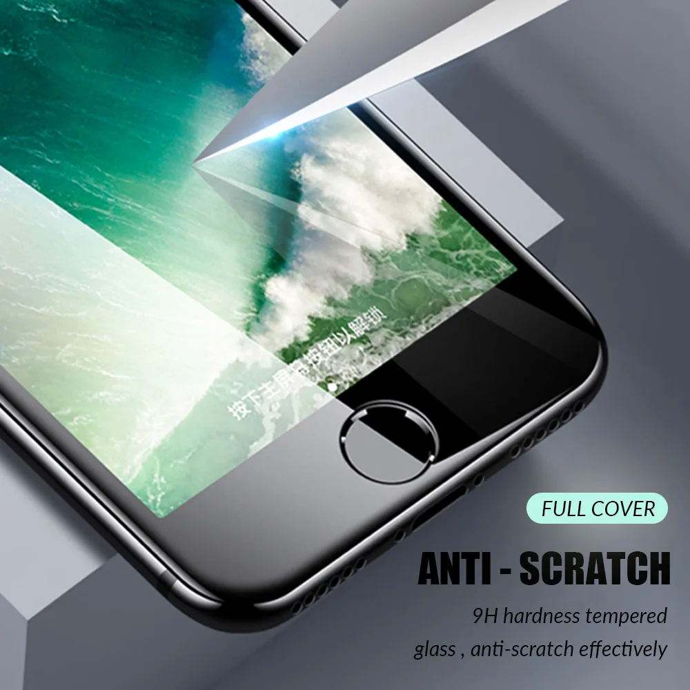 Изогнутое защитное стекло 9D для iPhone 11 X XS XR Pro Max 6 6S 7 8 Plus защита экрана закаленное