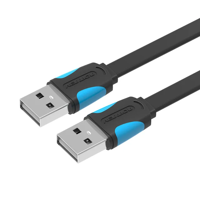 VAS-A15-B Vention USB-USB кабель Тип A папа-папа USB 2,0 кабель-удлинитель для радиатора жесткого диска Webcom USB2.0 кабель удлинитель - Цвет: VAS-A15-B