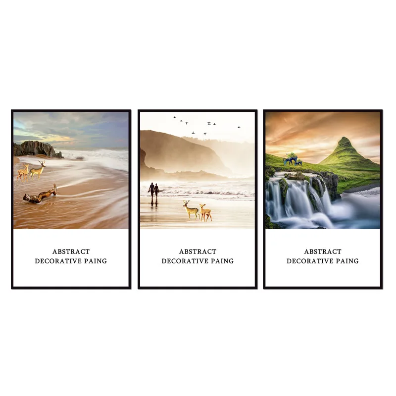 

Factory wholesale (No Framed) Landscape poster series Canvas Print On Canvas Printing Wall Pictures 12YM-A-646