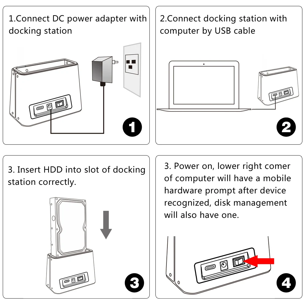 Wavlink 2,5/3,5 hdd корпус USB3.0 на SATA внешний жесткий диск с одним отсеком док-станция для 2,5/3,5 дюймов SSD для UASP и 6 ТБ