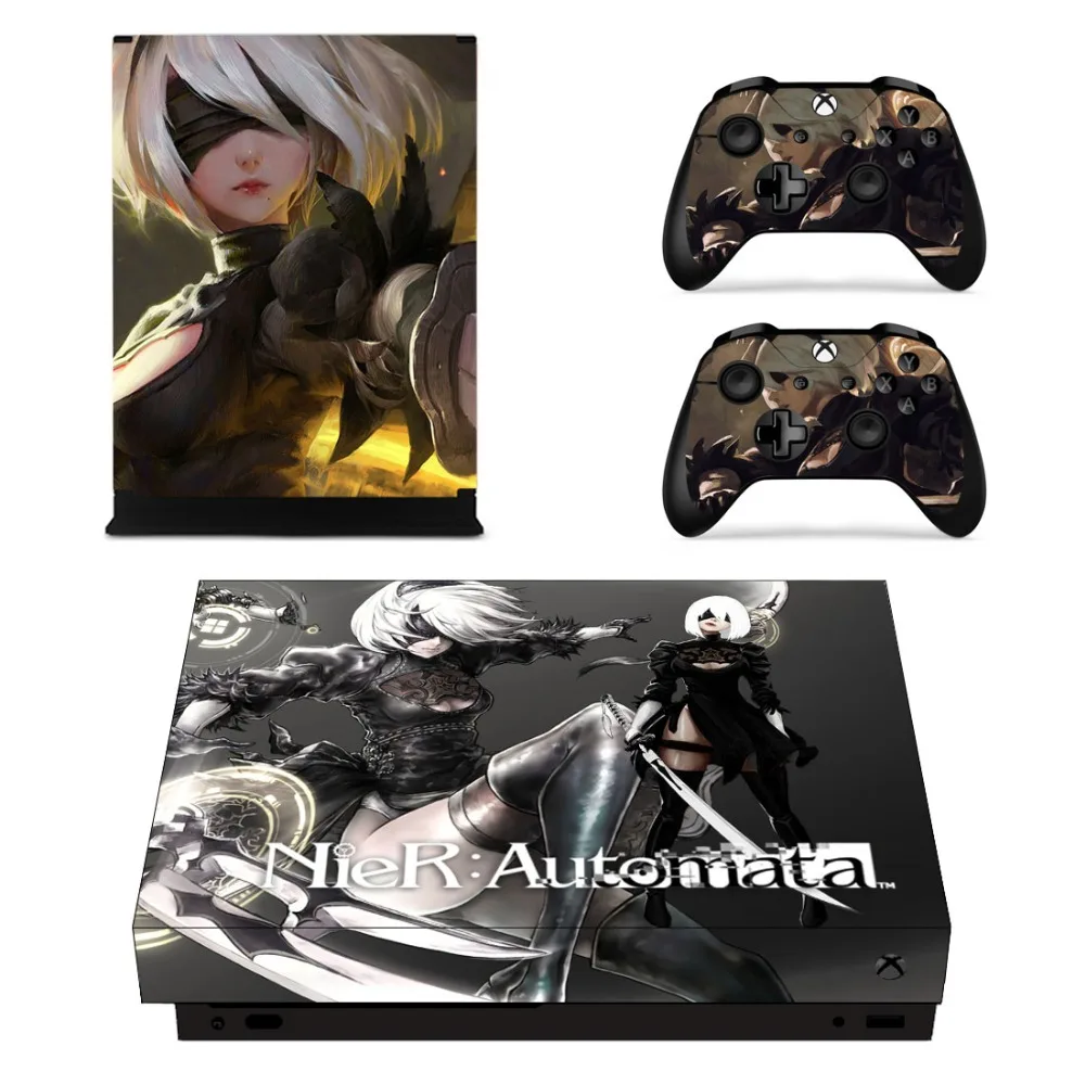 NieR Automata Лицевая панель консоль и наклейка на контроллер для Xbox One X + кожу