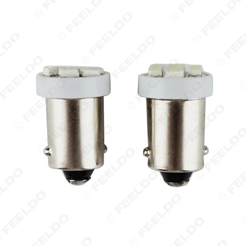 FEELDO 20 шт. T4W BA9S светодиодный 1206 8SMD внутреннее льное светодиодное освещение лампы