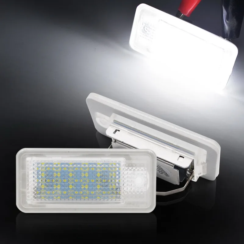 3W LED License Plate Light 18 SMD 2835 Car Auto Luggage Courtesy Glove Box Lamp Waterproof For Audi A3 S3 A4 S4 A6 | Автомобили и