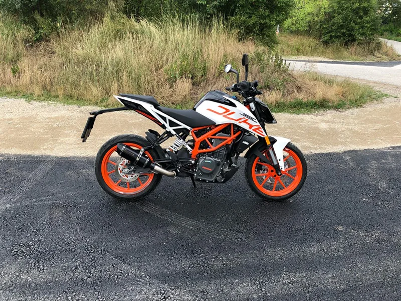 Слипоны для DUKE 250 390 RC390 Соединительная выхлопная труба мотоцикла средняя KTM 125