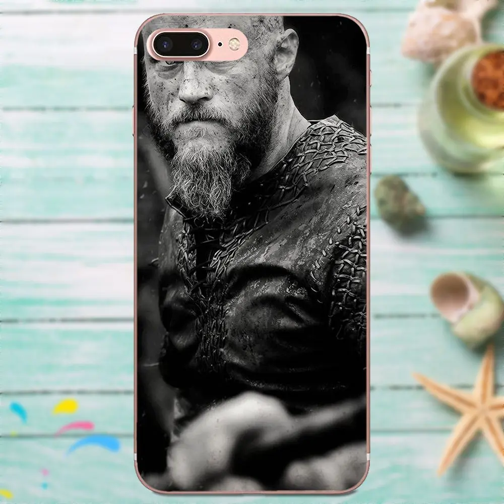 Ragnar Lothbrok Vikings Мода для Apple iPhone X XS Max XR 4 4S 5 5C 5S SE 6 6S 7 8 Plus Мягкий ТПУ горячая