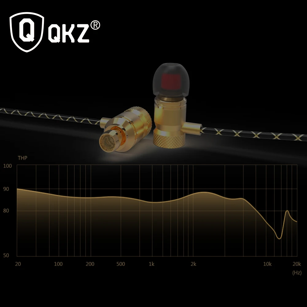 QKZ X5 Earphone100 % оригинальный металлический fone де ouvido уха гарнитуры телефон Audifonos