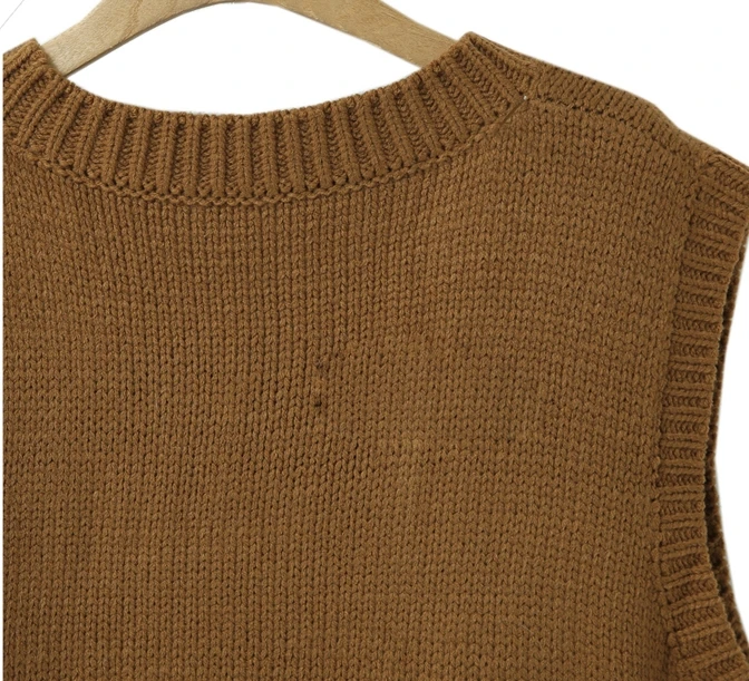 New V-Neck Short Sweater Vest Women Korean Pullovers Casual Pullover Knitting Autumn Winter Clothes Sueter Mujer C80909 | Женская одежда